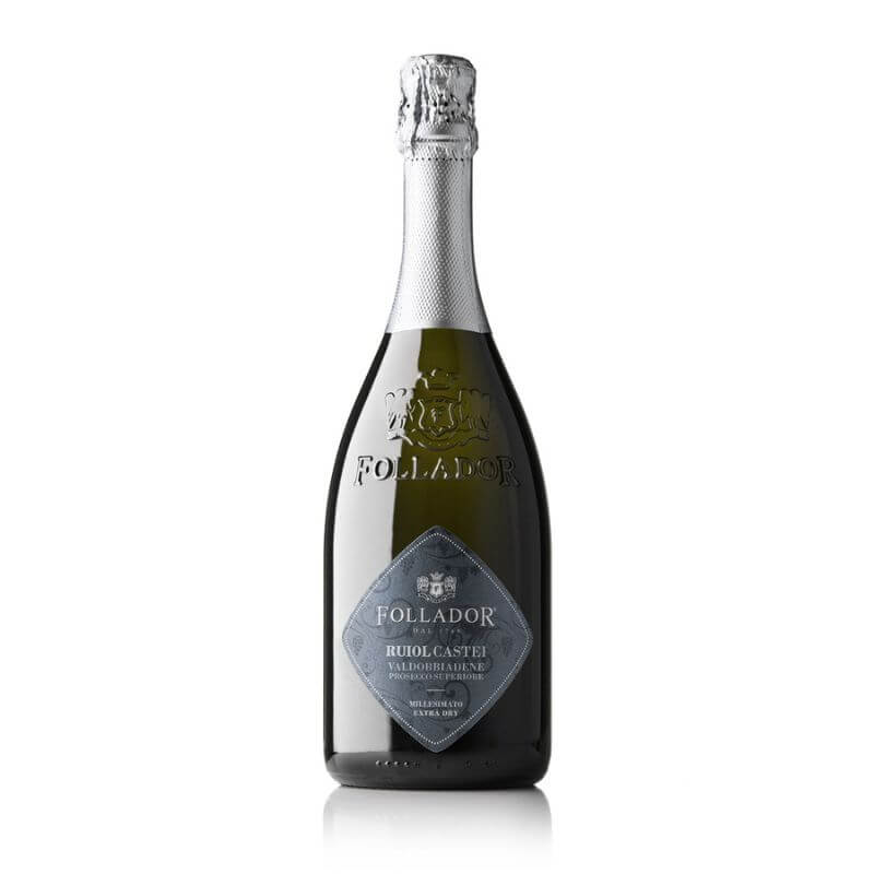 Ruiol Castei Prosecco bottle